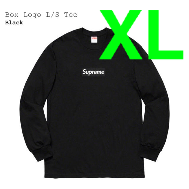 Supreme Box Logo L/S Tee Black XL