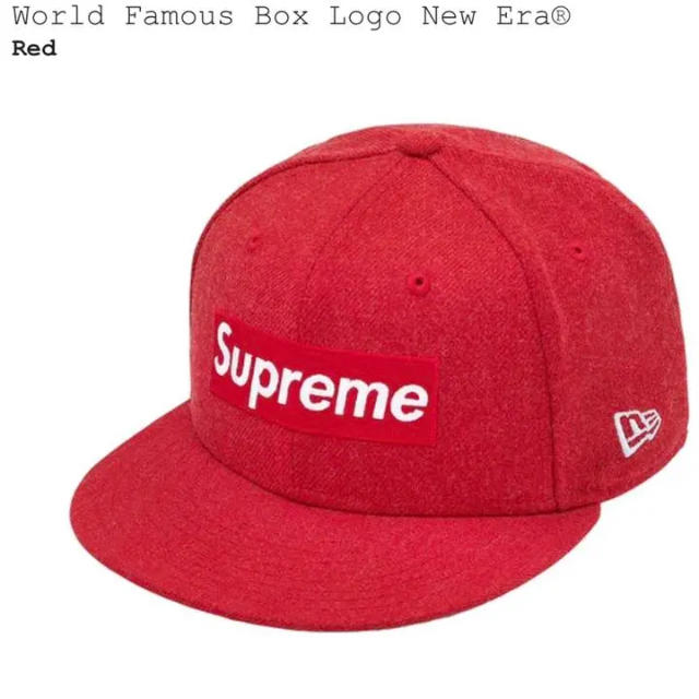 supreme newera boxlogo 新品 タグ付き ワールドフェイマス