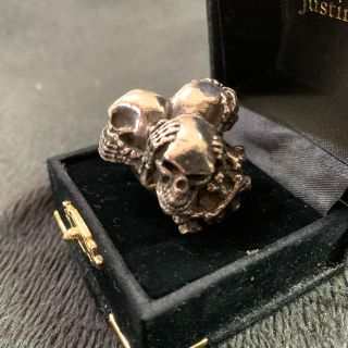 クレイジーピッグ(CRAZY PIG)のやっちゃん様専用　クレイジーピッグTHREE WISE SKULLS RING(リング(指輪))