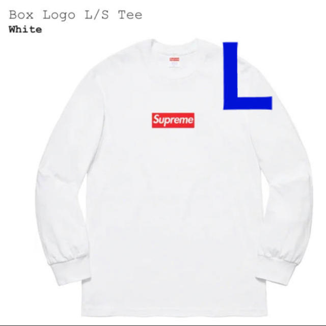 Supreme Box Logo L/S Tee Navy Mサイズ