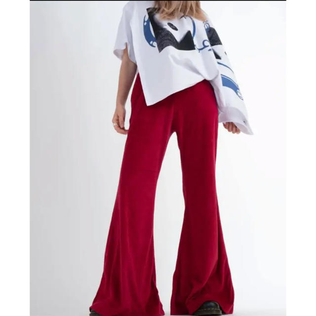 JOHN LAWLENCE SULLIVANベロアフレアパンツ 17aw | www.yokecomms.com