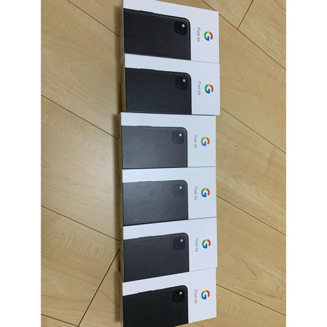 ANDROID(アンドロイド)のGoogle pixel4a 6台　ひぐ様専用 スマホ/家電/カメラのスマートフォン/携帯電話(スマートフォン本体)の商品写真