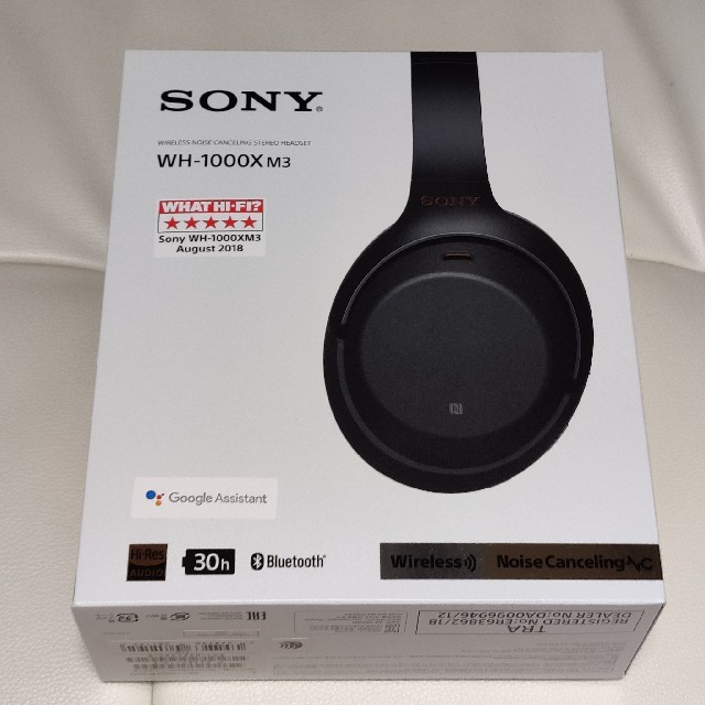 Sony WH-1000XM3 ソニー ワイヤレスノイズキャンセリングヘッドホン