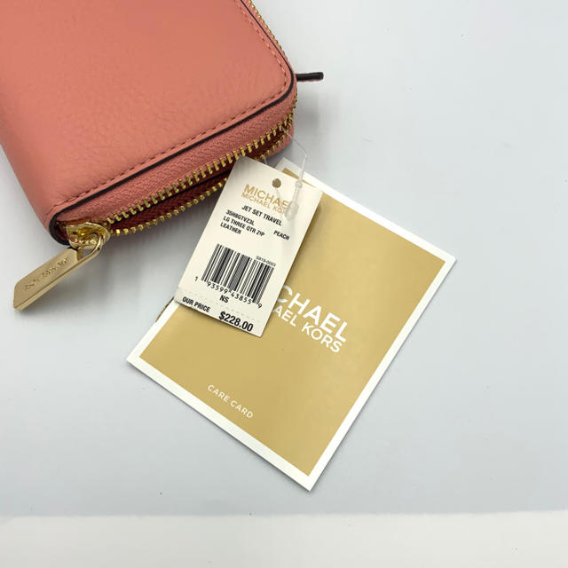 Michael Kors(マイケルコース)の【新品/送料無料】MICHAEL KORS 長財布 peach レディースのファッション小物(財布)の商品写真