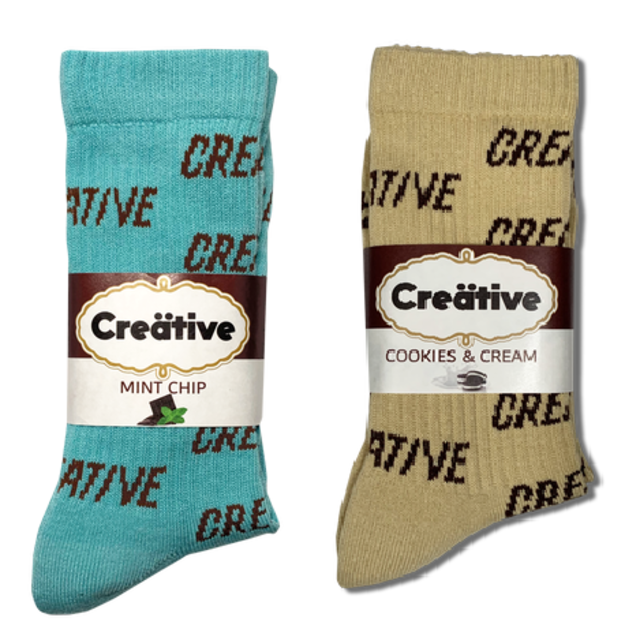 [セット売り]CREATIVE Mint COOKIES&CREAM SOX