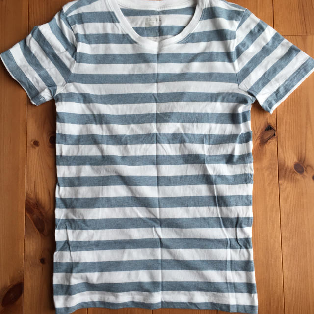 MUJI (無印良品)(ムジルシリョウヒン)の無印良品半袖ボーダーTシャツ レディースのトップス(Tシャツ(半袖/袖なし))の商品写真