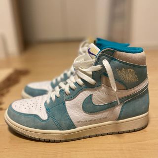 ナイキ(NIKE)のNIKE AIR ジョーダン1 ターボグリーン　jordan supreme(スニーカー)