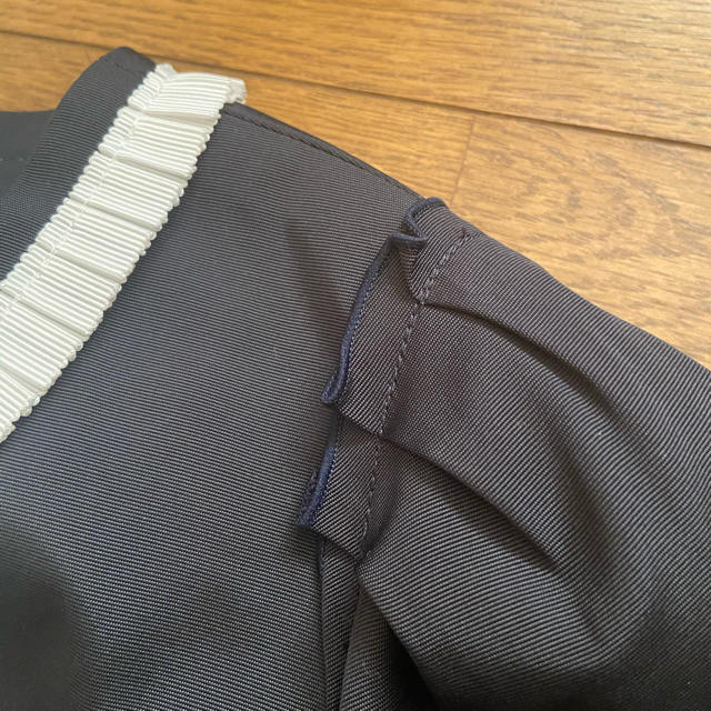 M'S GRACY(エムズグレイシー)のエムズグレイシー　ノーカラーコート　Lサイズ レディースのジャケット/アウター(ロングコート)の商品写真