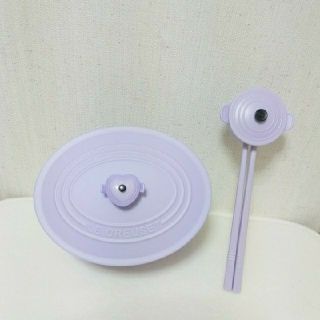 ルクルーゼ(LE CREUSET)の【国内発送】ルクルーゼ　弁当箱　お箸　2点セット　海外限定　台湾(弁当用品)