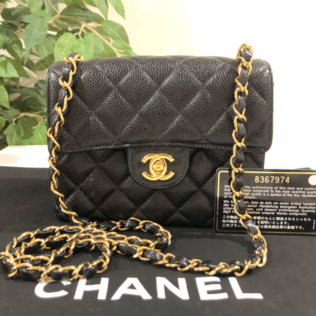 CHANEL(シャネル)の専用 極美品 シャネル ミニマトラッセ キャビアスキン チェーン ショルダー レディースのバッグ(ショルダーバッグ)の商品写真