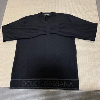 ドルチェアンドガッバーナ(DOLCE&GABBANA)の【極美品☆最終値引】ドルチェ＆ガッバーナ   黒ニット(ニット/セーター)