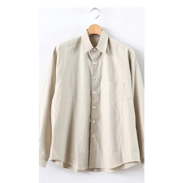 シャツAURALEE WASHED FINX TWILL BIG SHIRTS