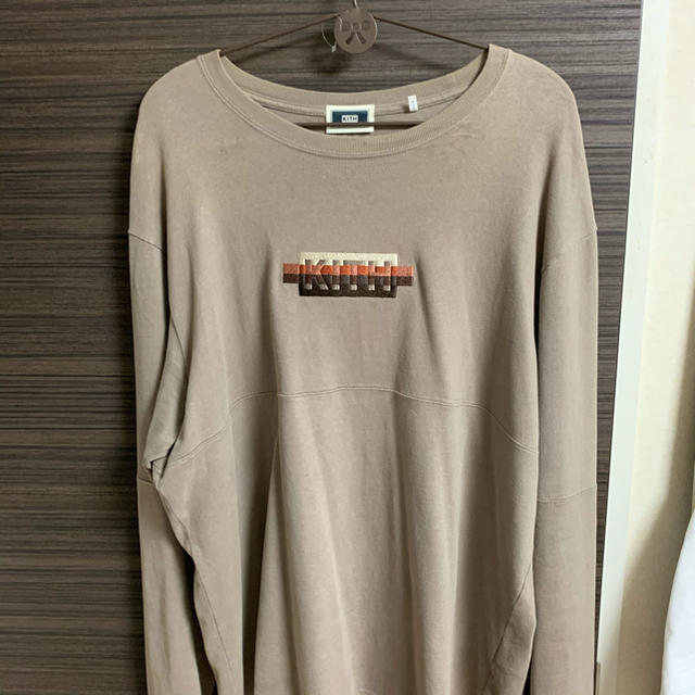 メンズKITH Strike Through Panel Tee M ブラウン ロンT