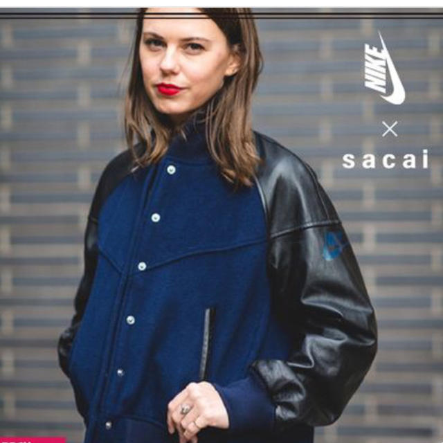 sacai(サカイ)のうた様専用　　サカイ ナイキコラボ  ブルゾン 未使用 レディースのジャケット/アウター(ブルゾン)の商品写真