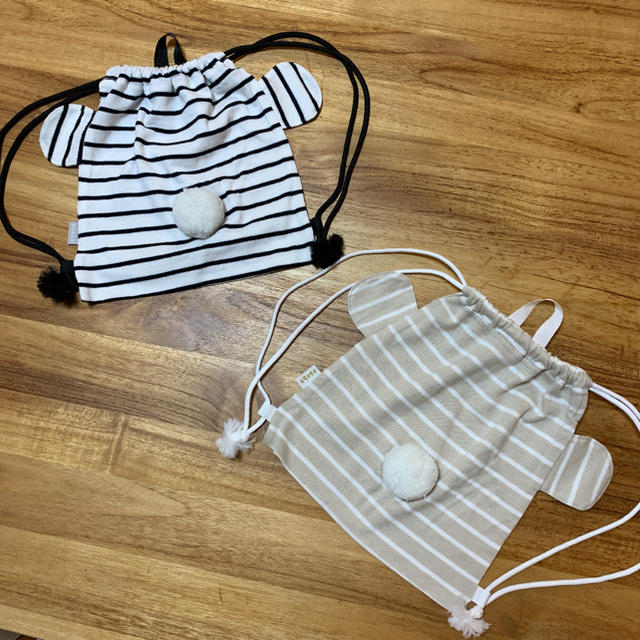 BeBe(ベベ)のBEBE 子ども用　リュック　2色セット キッズ/ベビー/マタニティのこども用バッグ(リュックサック)の商品写真