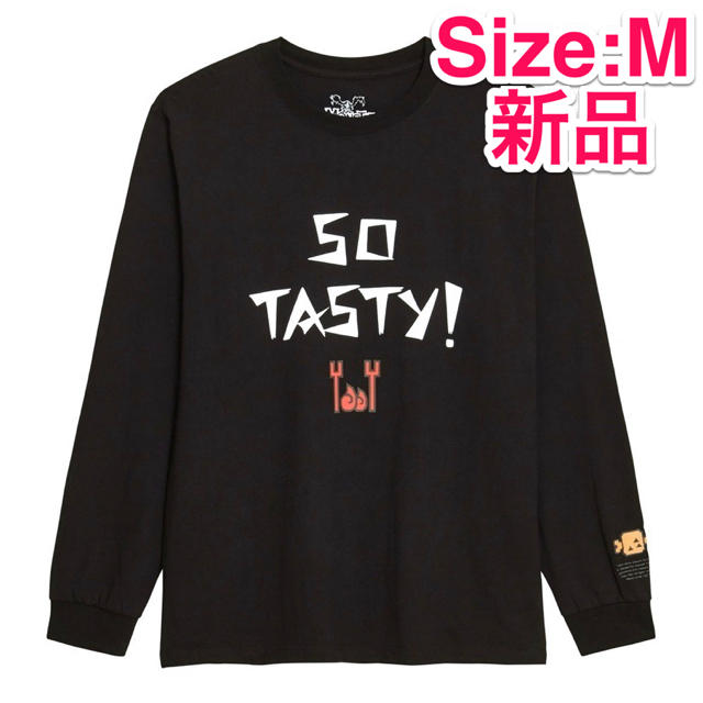 GU(ジーユー)のM　GU　モンスターハンター　コットンクルーネックT(長袖)BK メンズのトップス(Tシャツ/カットソー(七分/長袖))の商品写真