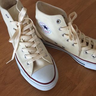 コンバース(CONVERSE)のコンバースハイカット白(生成り)(スニーカー)