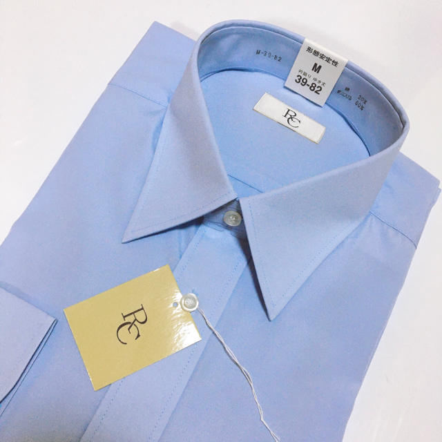 形態安定性　ワイシャツ　ビジネスシャツ　M 39-82 長袖 メンズのトップス(シャツ)の商品写真