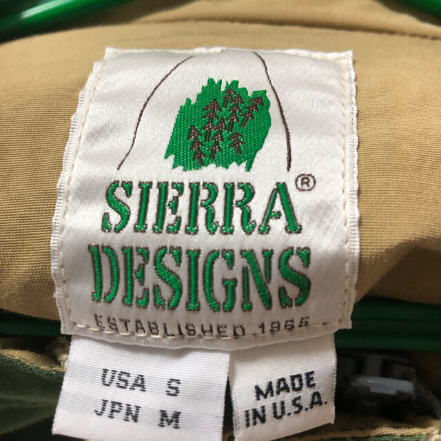 SIERRA DESIGNS(シェラデザイン)のSIERRA DESIGNS マウンテンパーカー　USA製　Mサイズ メンズのジャケット/アウター(マウンテンパーカー)の商品写真