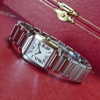 カルティエ(Cartier)の☆美品☆ OH済 カルティエ タンクフランセーズ SM スティール / 腕時計(腕時計)