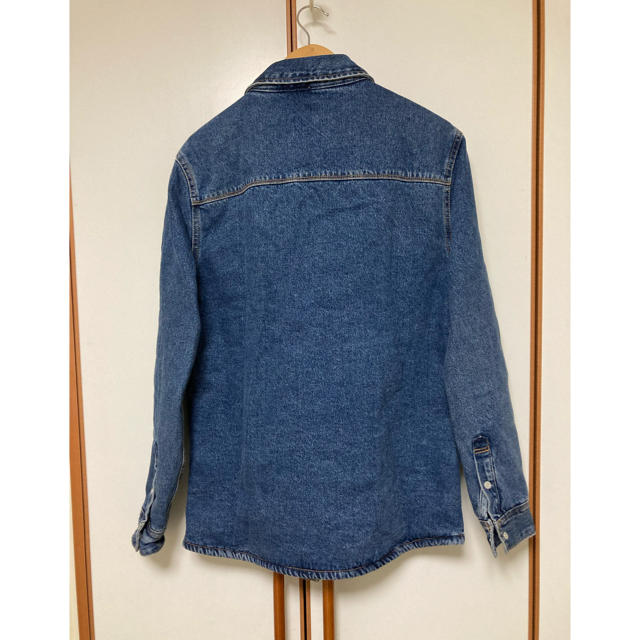ZARA(ザラ)のzara ザラ メンズ　デニムジャケット　ボア付き メンズのジャケット/アウター(Gジャン/デニムジャケット)の商品写真