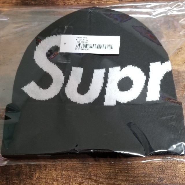 肌触りがいい 新品 Supreme Big Logo Beanie Navy