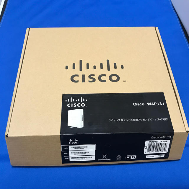 Cisco ワイヤレスNデュアル無線アクセスポイント