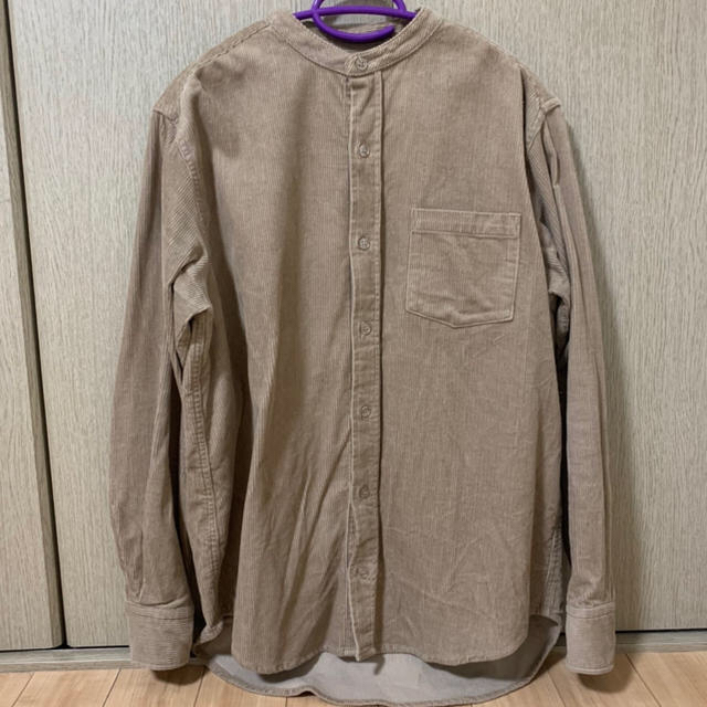 URBAN RESEARCH(アーバンリサーチ)のアーバンリサーチ 綿コーデュロイ スタンドカラーシャツ メンズのトップス(シャツ)の商品写真
