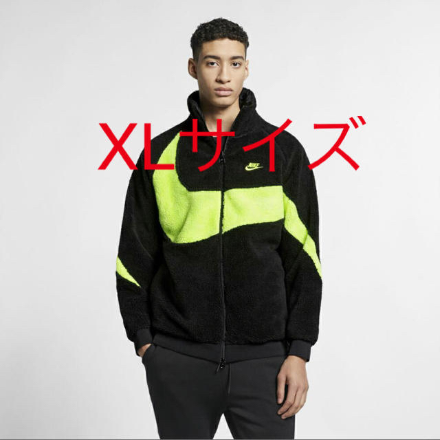 nike big swoosh boa jacket