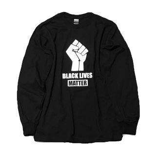 ギルタン(GILDAN)のBlack Lives Matter ロングTシャツ(Tシャツ/カットソー(七分/長袖))