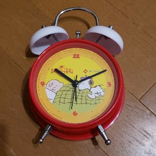 スヌーピー(SNOOPY)の目覚まし時計　スヌーピー　新品(置時計)