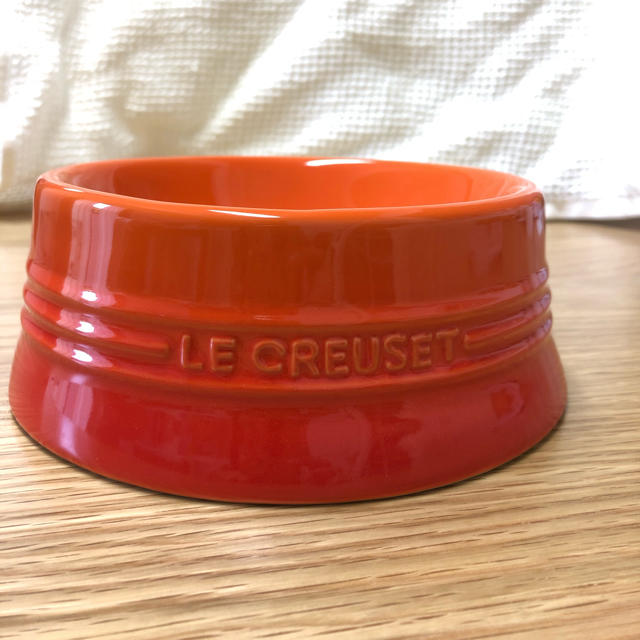 LE CREUSET(ルクルーゼ)のル・クルーゼ　ペットボール　オレンジ　M　新品 その他のペット用品(その他)の商品写真