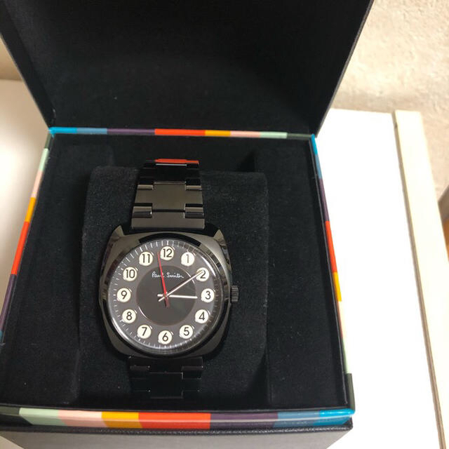 Paul Smith(ポールスミス)のタイムセール中　三浦春馬さん愛用　ポールスミス腕時計2018本限定黒電話ダイアリ メンズの時計(腕時計(アナログ))の商品写真