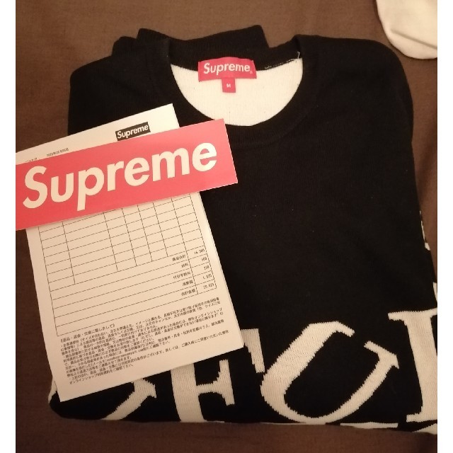 シュプリーム supreme ファック fuck セーター 対テロリストの 20SS Supreme Fuck ブラック L 黒 Sweater ニット/セーター