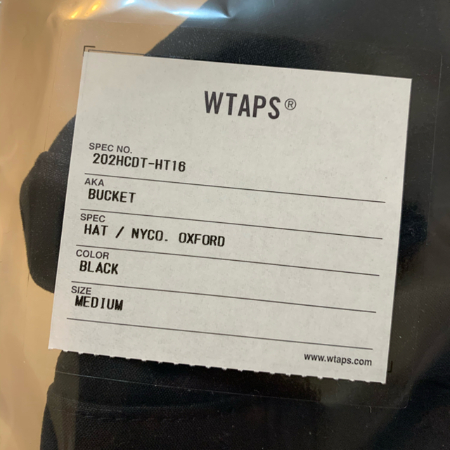 W)taps(ダブルタップス)の20AW WTAPS BUCKET HAT ブラック M メンズの帽子(ハット)の商品写真