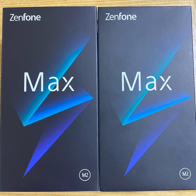 ASUS(エイスース)の【新品未開封セット】Zenfone Max m2 ZB633KL BL64S4 スマホ/家電/カメラのスマートフォン/携帯電話(スマートフォン本体)の商品写真