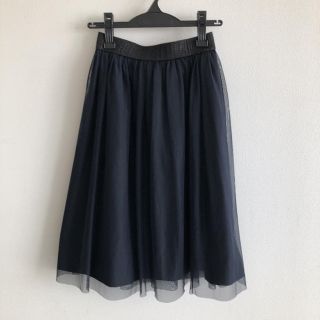 ノーリーズ(NOLLEY'S)の【美品】リバーシブル対応　チュールスカート 膝丈スカート(ひざ丈スカート)