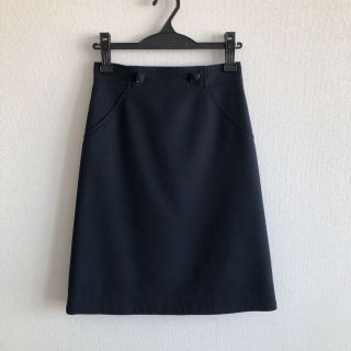 スーナウーナ(SunaUna)の【美品】膝丈スカート　Aラインスカート(ひざ丈スカート)