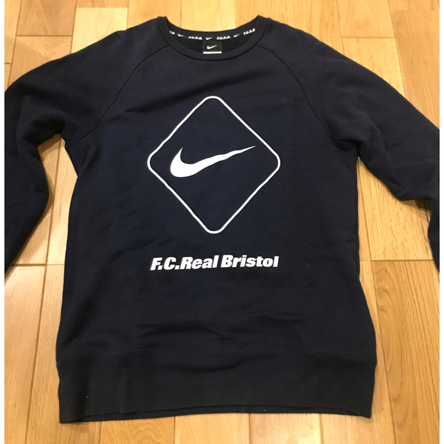 FCRB NIKE EMBLEM CREWNECK SWEAT M NAVY