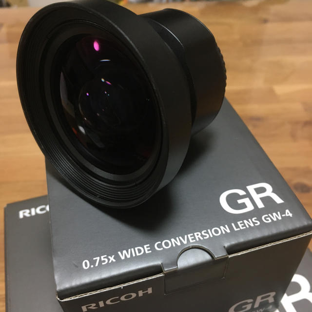 RICOH(リコー)のRICOH GRⅢ用ワイドコンバージョンレンズ　GW-4 スマホ/家電/カメラのカメラ(レンズ(単焦点))の商品写真