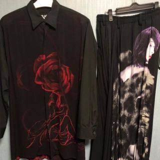 ヨウジヤマモト(Yohji Yamamoto)のyohjiyamamoto  シャツ　カラスパンツ　上下二枚セット(シャツ)