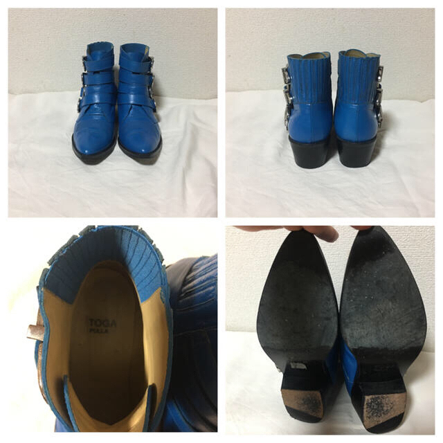 TOGA(トーガ)のトーガプルラ ショートブーツ BLUE 38 レディースの靴/シューズ(ブーツ)の商品写真