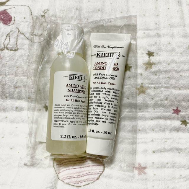 Kiehl's(キールズ)の新品未開封　キールズ　バースデープレゼント　シャンプー　試供品 コスメ/美容のヘアケア/スタイリング(シャンプー/コンディショナーセット)の商品写真