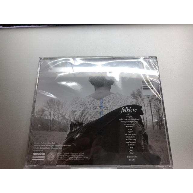 【新品未開封】Taylor Swift folklore サイン　CD