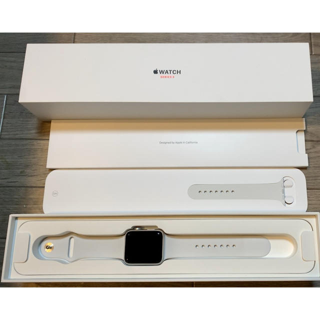 美品 Apple watch series3 GPS+cellular 42mmスマホアクセサリー