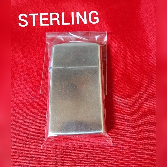 Zippo/STERLING/オイルライター/スリムタイプ/純銀/銀製/銀製品