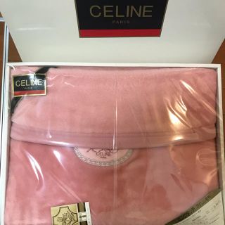 セリーヌ(celine)の【新品】セリーヌ　ミンクタッチ　アクリル毛布(毛布)