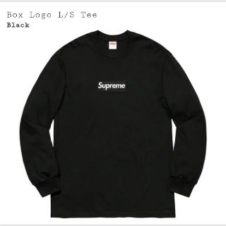 シュプリーム(Supreme)のsupreme box logo    black    L(Tシャツ/カットソー(七分/長袖))