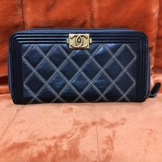 シャネル(CHANEL)のシャネルラウンドジップ長財布(財布)