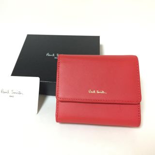 ポールスミス(Paul Smith)のレッド折り財布マルチストライプPaulSmith(財布)